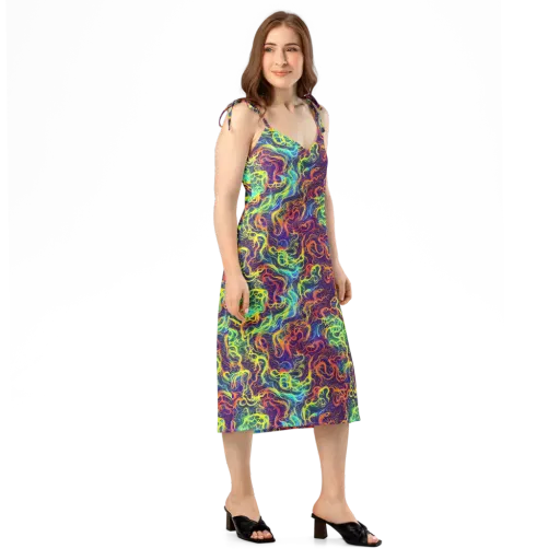 Afterdark Surge on a Slip Dress