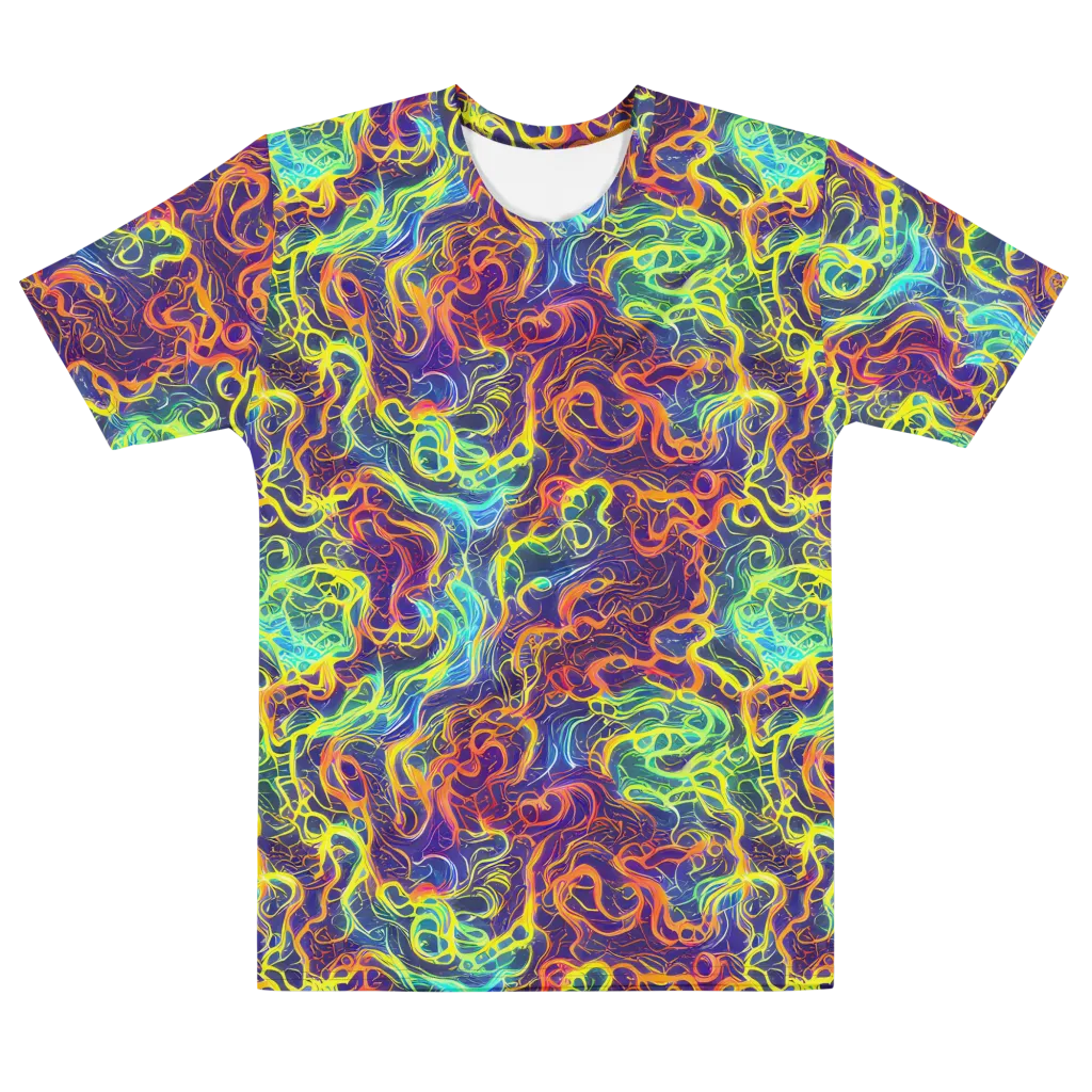 Afterdark Surge on Men's Cotton Crew Neck T-Shirt — Front