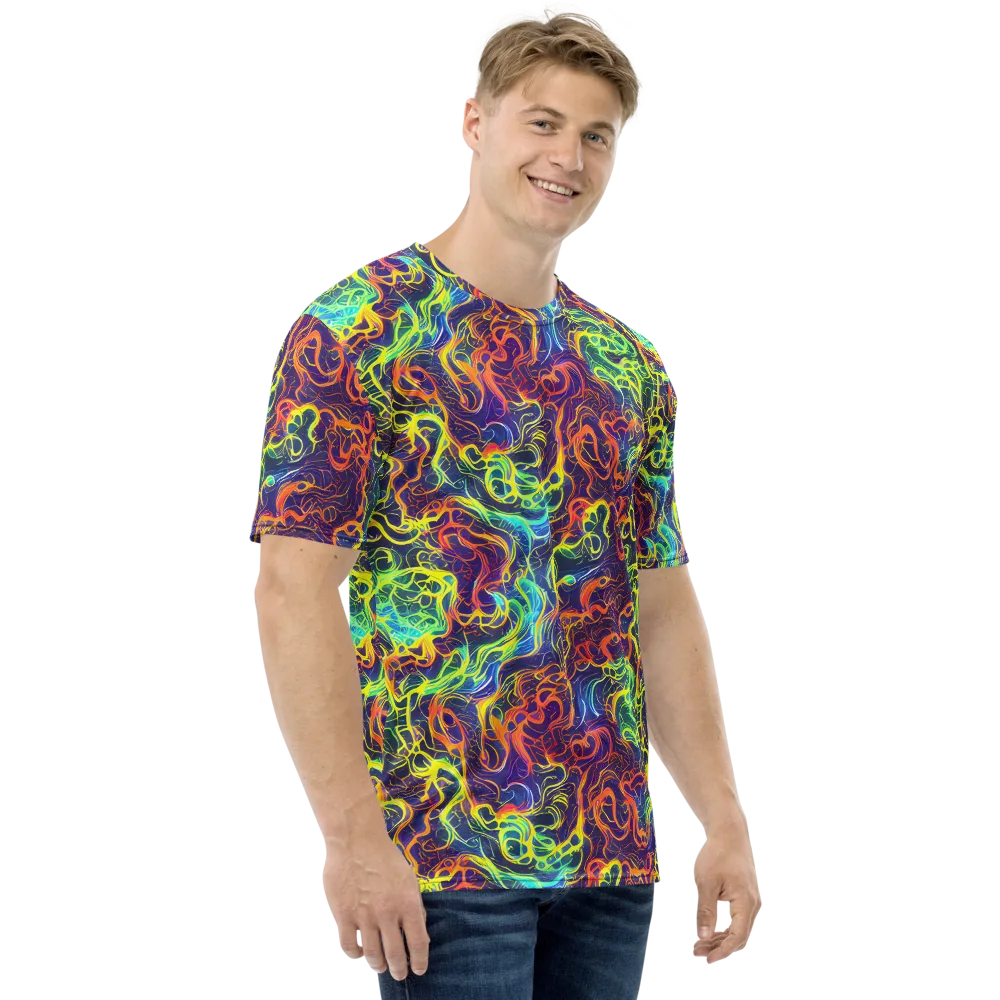 Afterdark Surge on Men's Crew Neck T-Shirt — Right