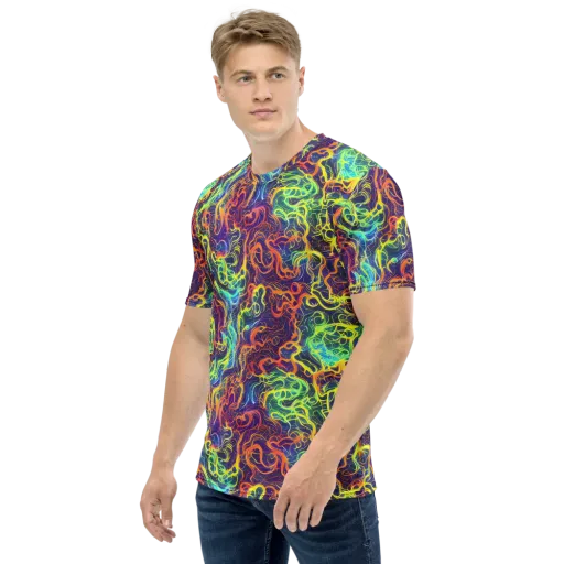 Afterdark Surge on a Men's Crew Neck T-Shirt