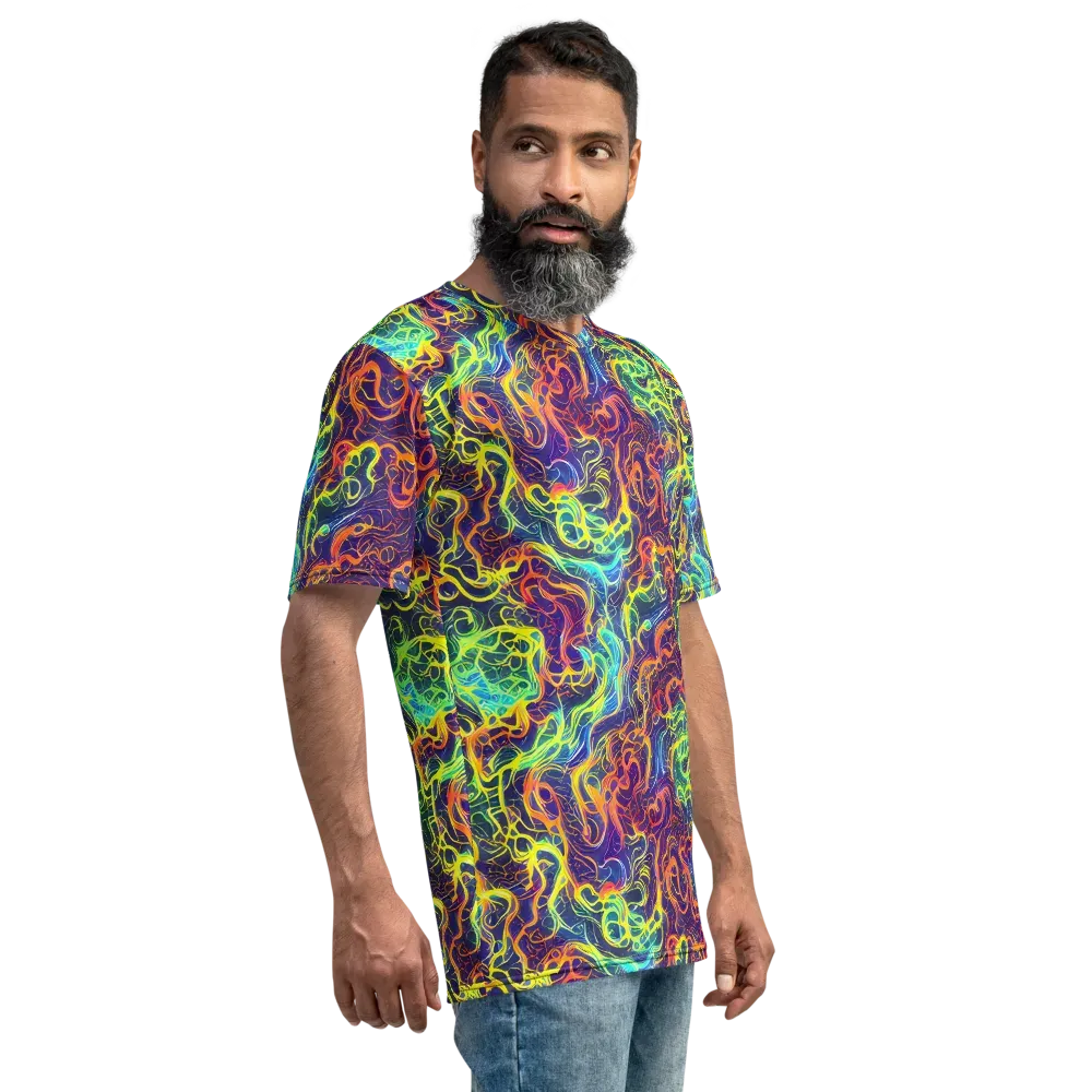 Afterdark Surge on Men's Crew Neck T-Shirt — Right
