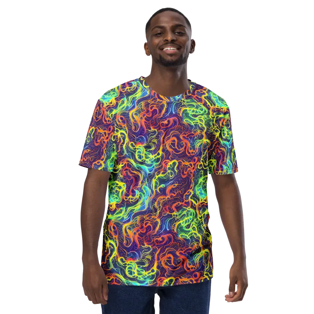 Afterdark Surge on Men's Crew Neck T-Shirt — Front