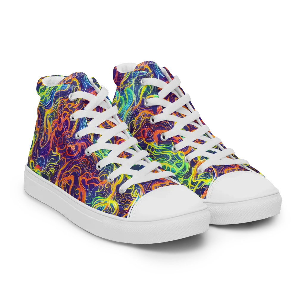 Afterdark Surge on Men's High Top Canvas Shoes — Right Front