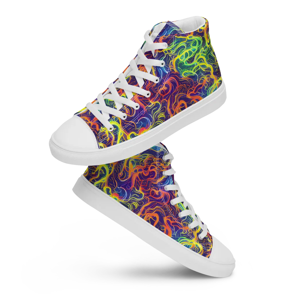 Afterdark Surge on Men's High Top Canvas Shoes — Front