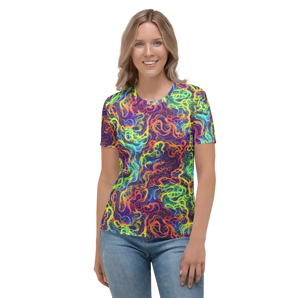 Afterdark Surge on Women's Crew Neck T-Shirt — Front