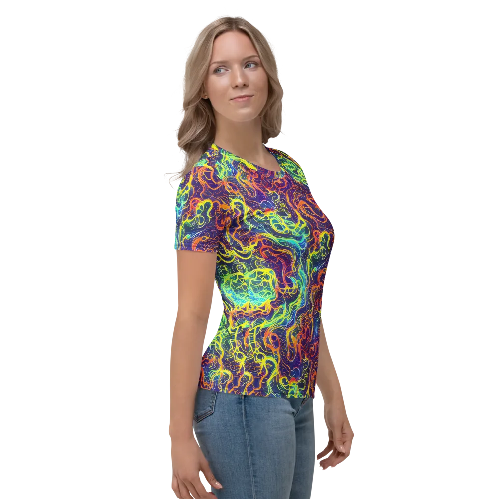 Afterdark Surge on Women's Crew Neck T-Shirt — Right