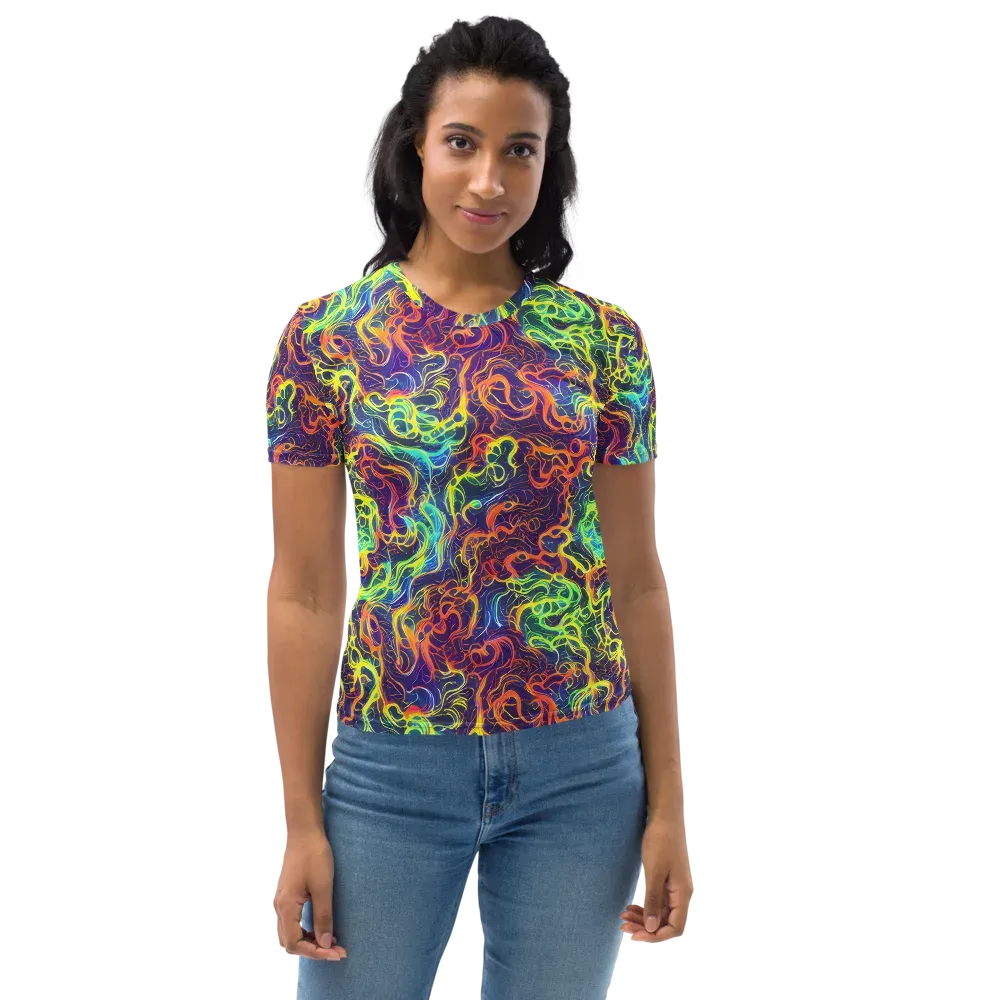 Afterdark Surge on Women's Crew Neck T-Shirt — Front