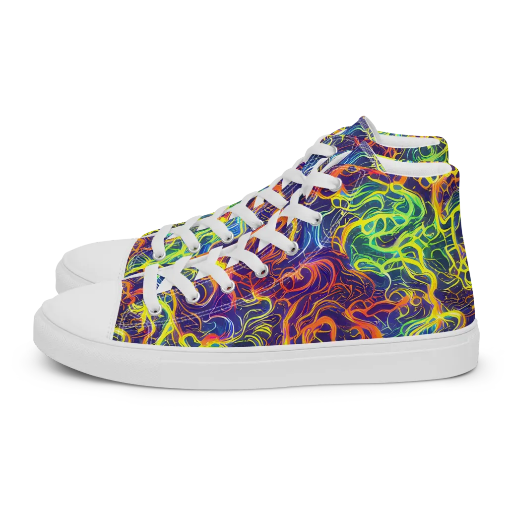 Afterdark Surge on Women's High Top Canvas Shoes — Left