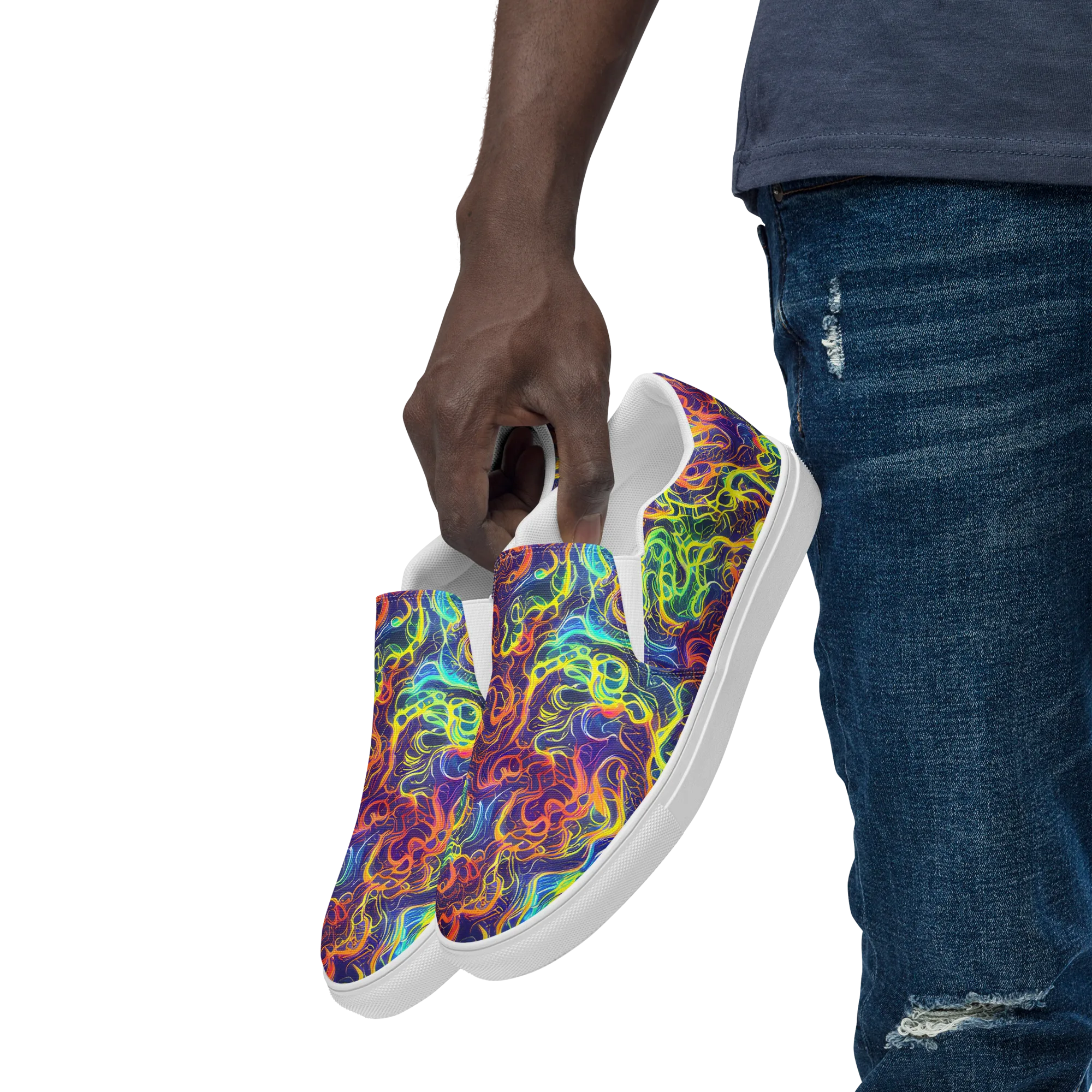 Afterdark Surge on Men's Slip-On Canvas Shoes — Left Front