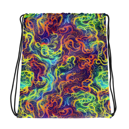 Afterdark Surge on a Drawstring Bag
