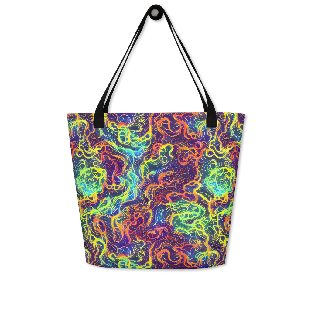 Afterdark Surge on Large Tote Bag W/ Pocket — Front