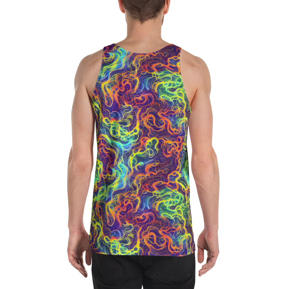 Afterdark Surge on Men's Tank Top — Back