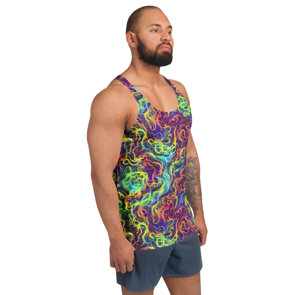 Afterdark Surge on Men's Tank Top — Right Front