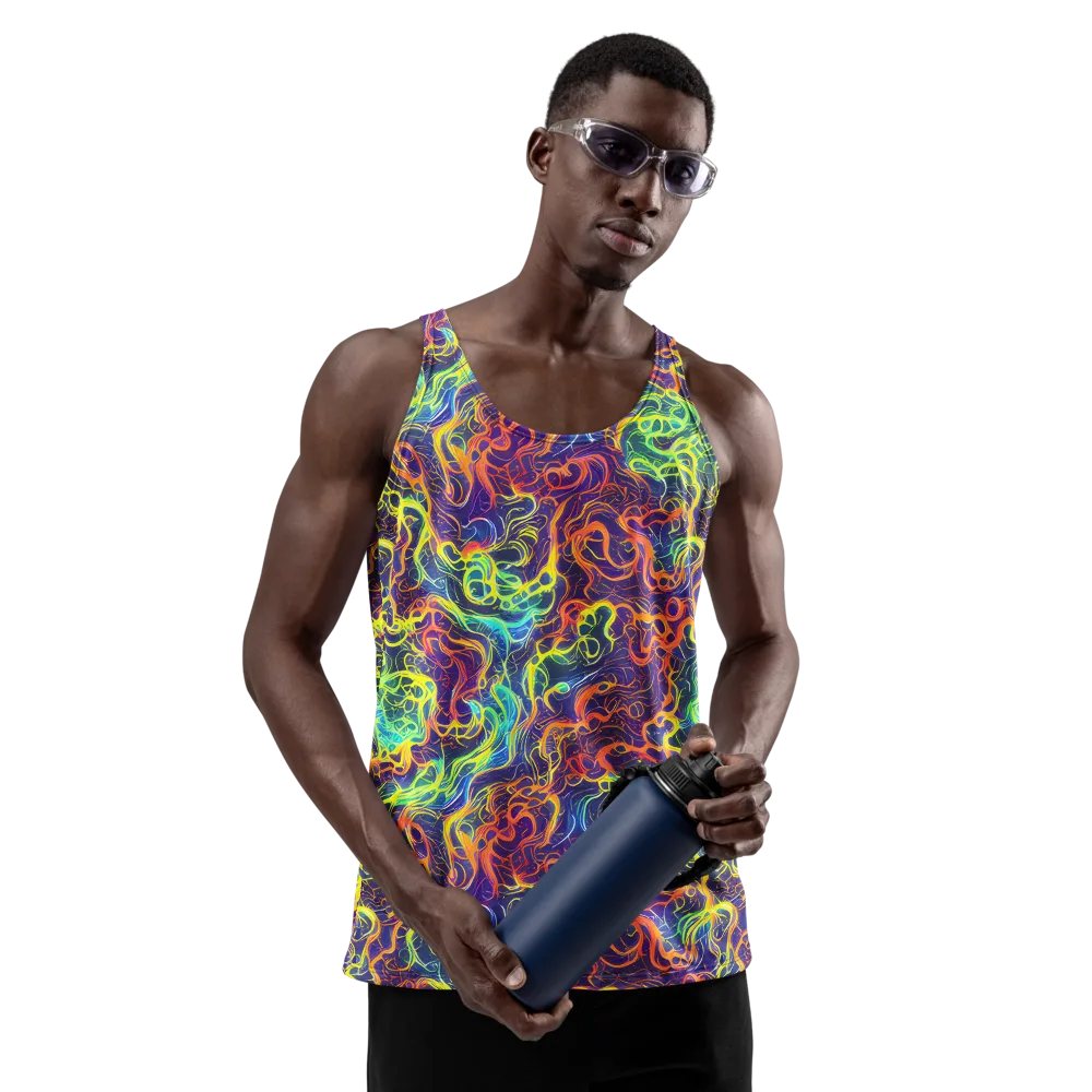 Afterdark Surge on Men's Tank Top — Front