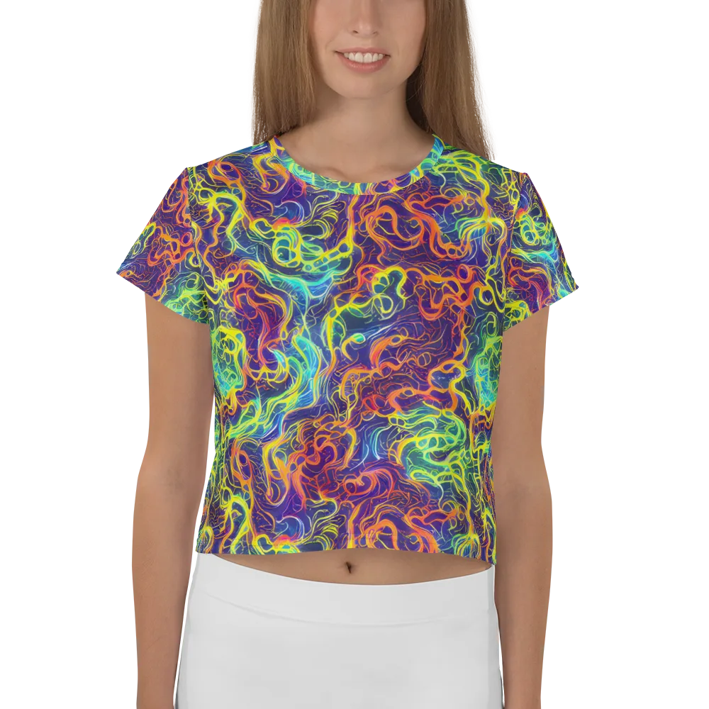Afterdark Surge on Crop Tee — Front