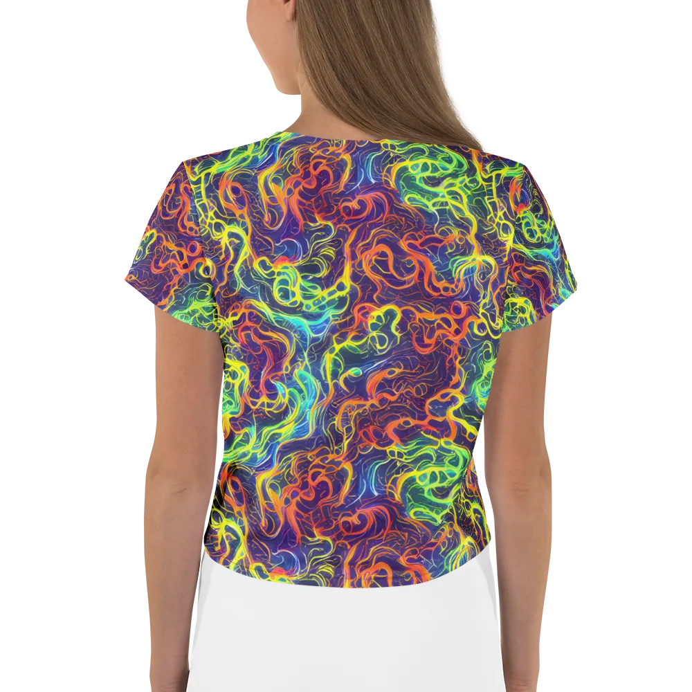 Afterdark Surge on Crop Tee — Back