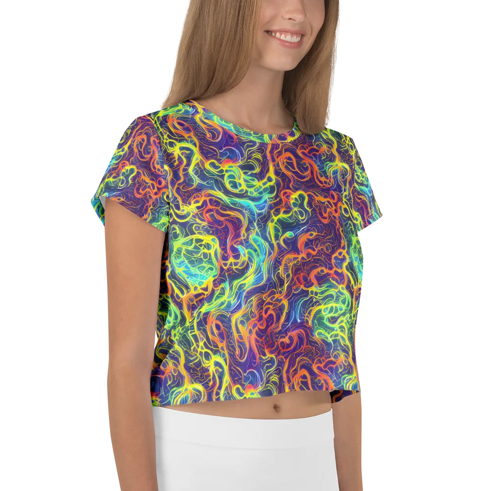 Afterdark Surge on Crop Tee — Right