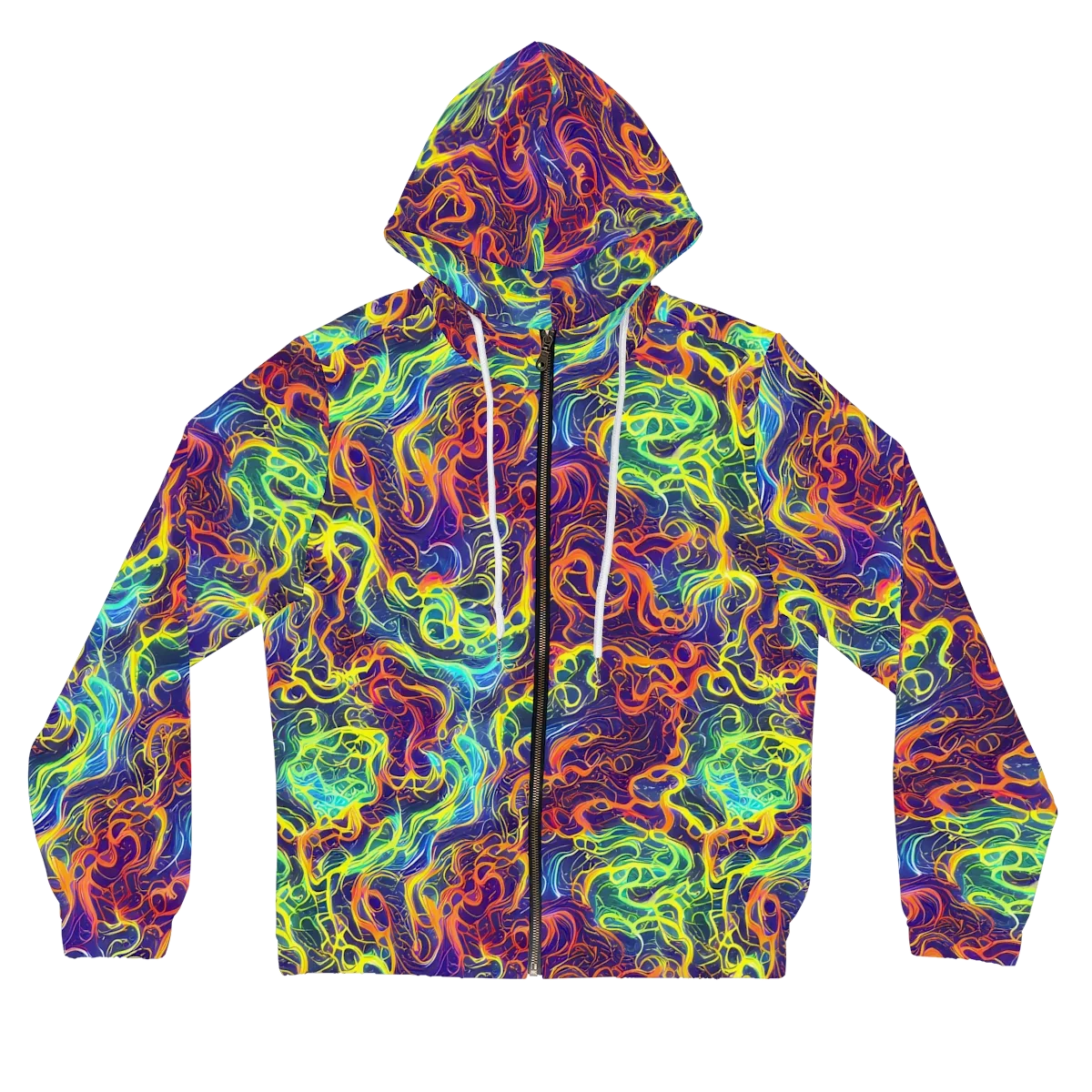 Afterdark Surge on Women's Full-Zip Hoodie — Front