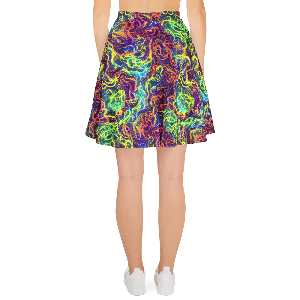 Afterdark Surge on Skater Skirt — Back