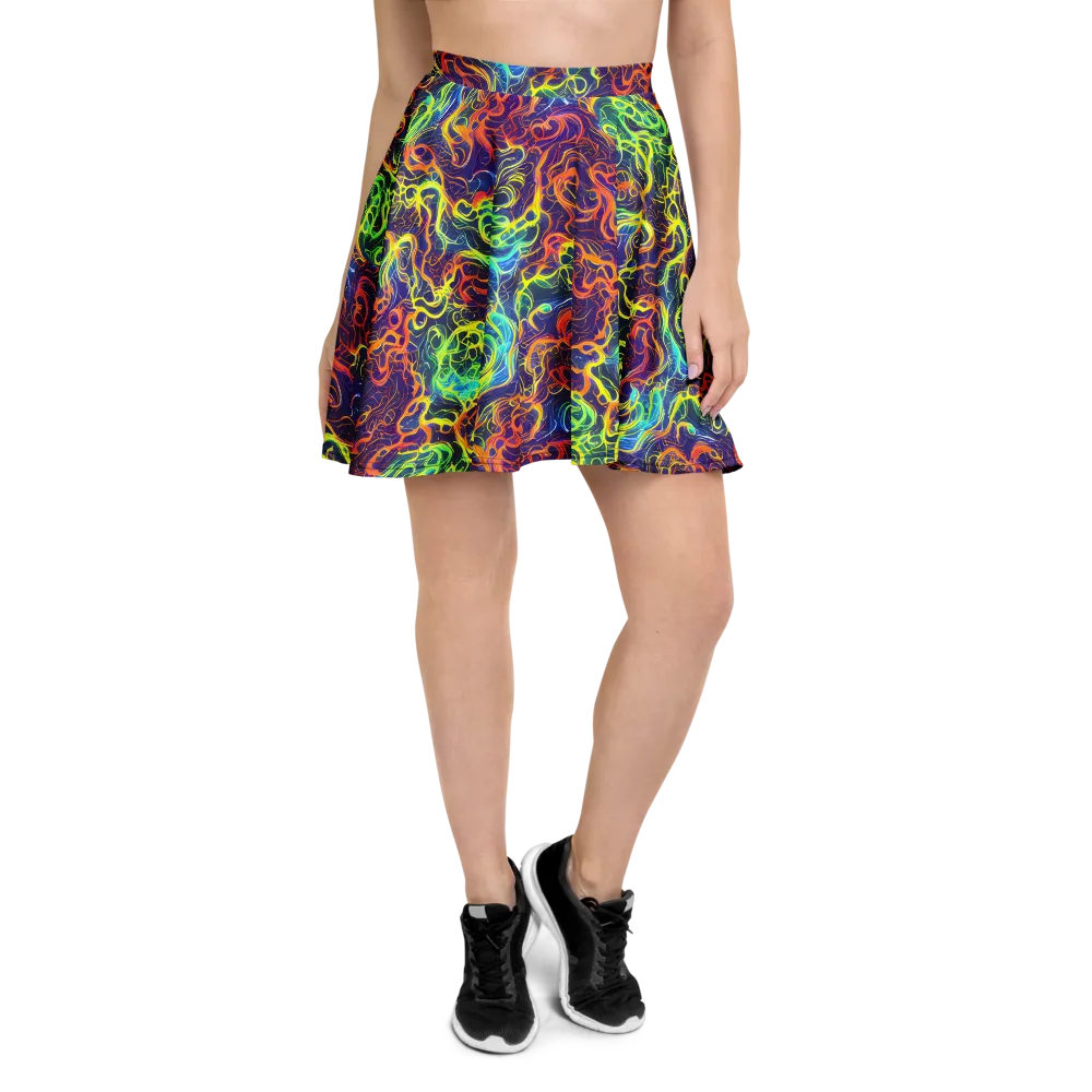 Afterdark Surge on Skater Skirt — Front