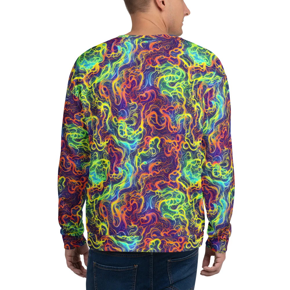 Afterdark Surge on Sweatshirt — Back