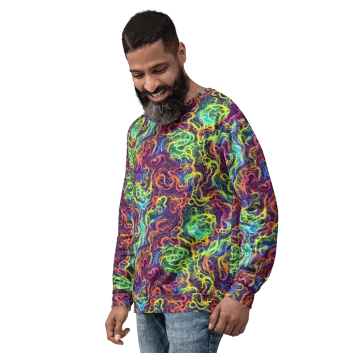 Afterdark Surge on a Sweatshirt