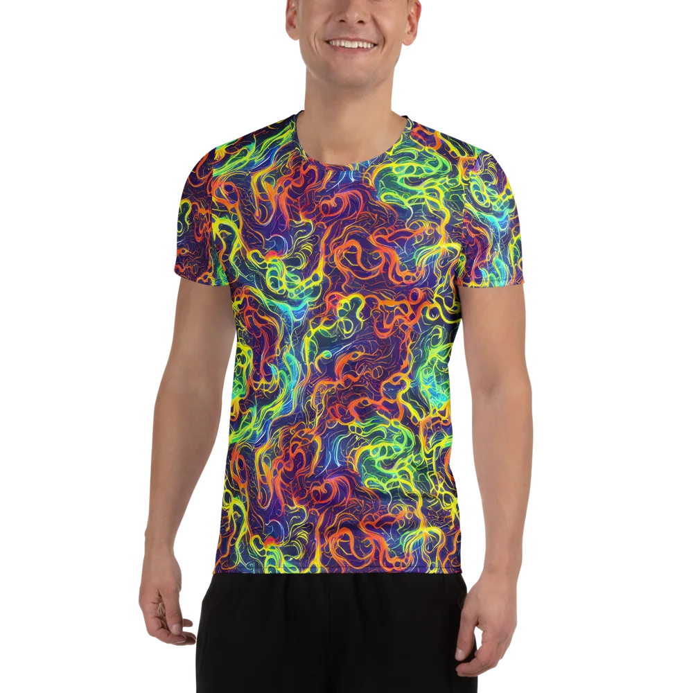 Afterdark Surge on Men's Athletic T-Shirt — Front