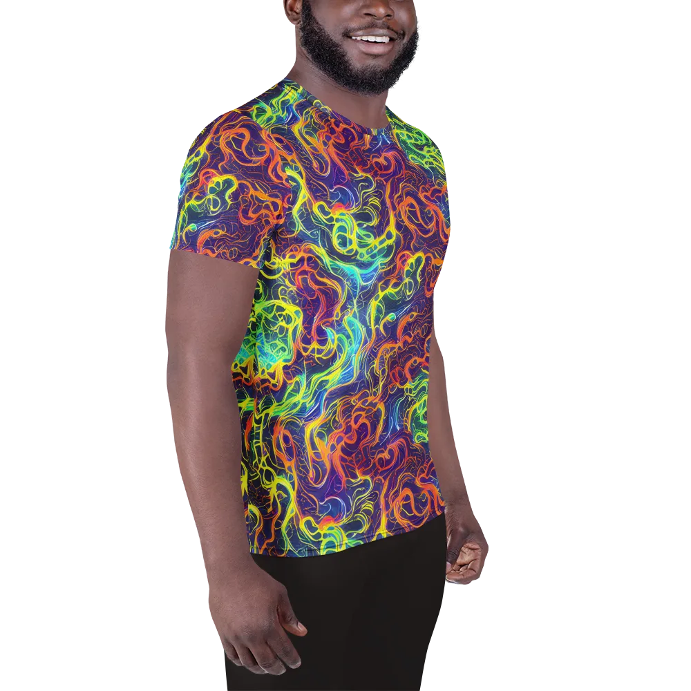 Afterdark Surge on Men's Athletic T-Shirt — Right