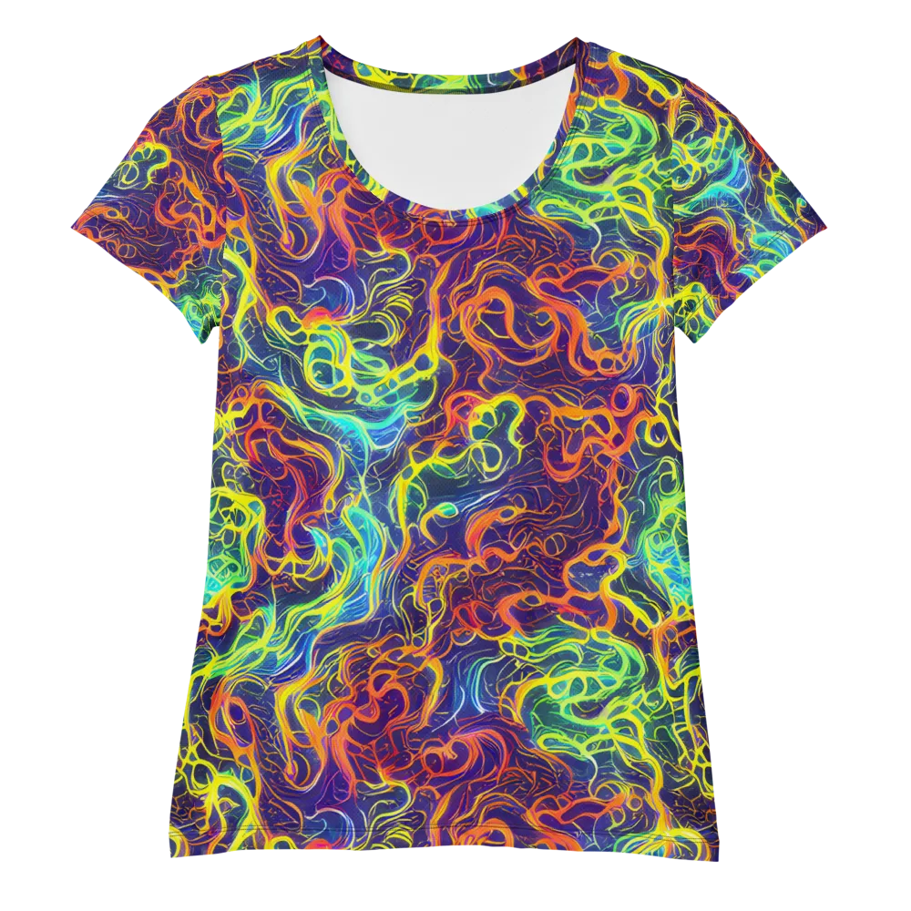 Afterdark Surge on Women's Athletic T-Shirt — Front