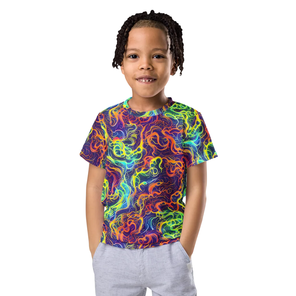 Afterdark Surge on Kids Crew Neck T-Shirt — Front
