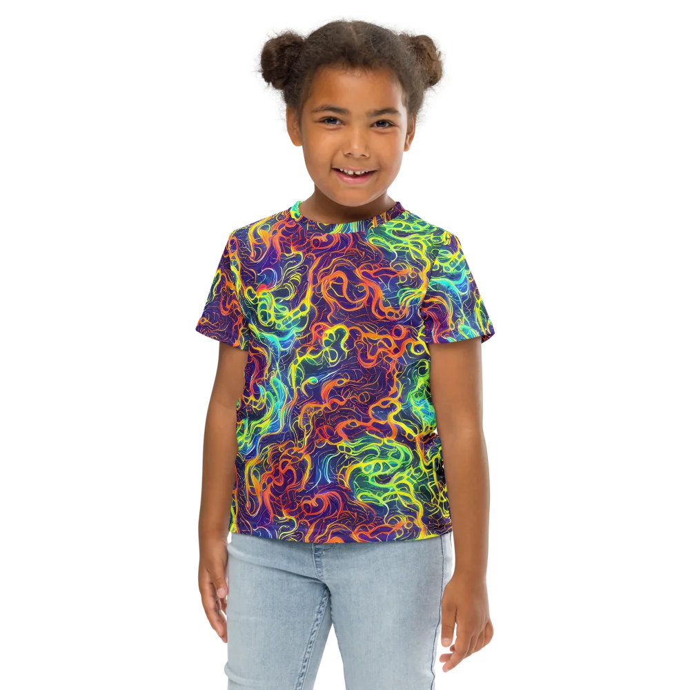Afterdark Surge on Kids Crew Neck T-Shirt — Front