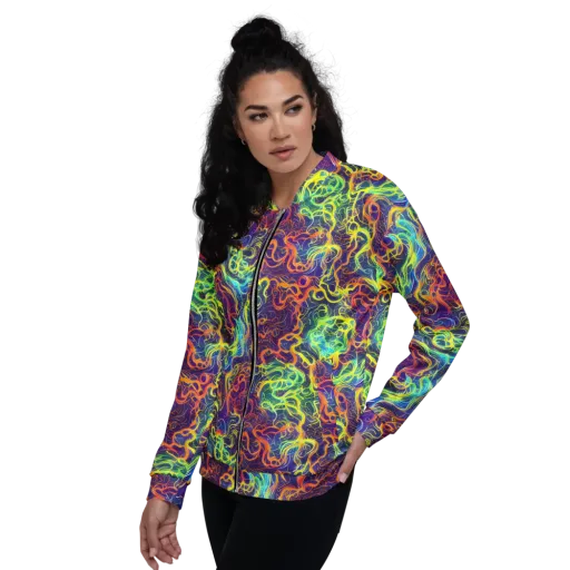 Afterdark Surge on a Bomber Jacket