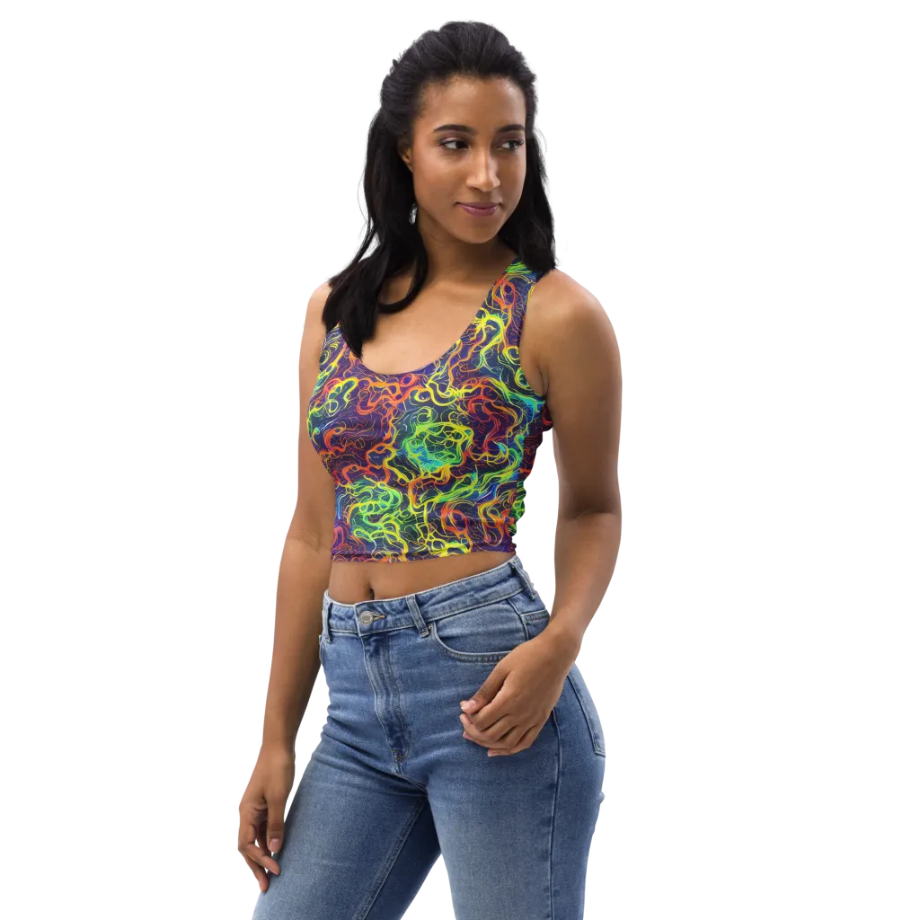 Afterdark Surge on Crop Top — Left Front
