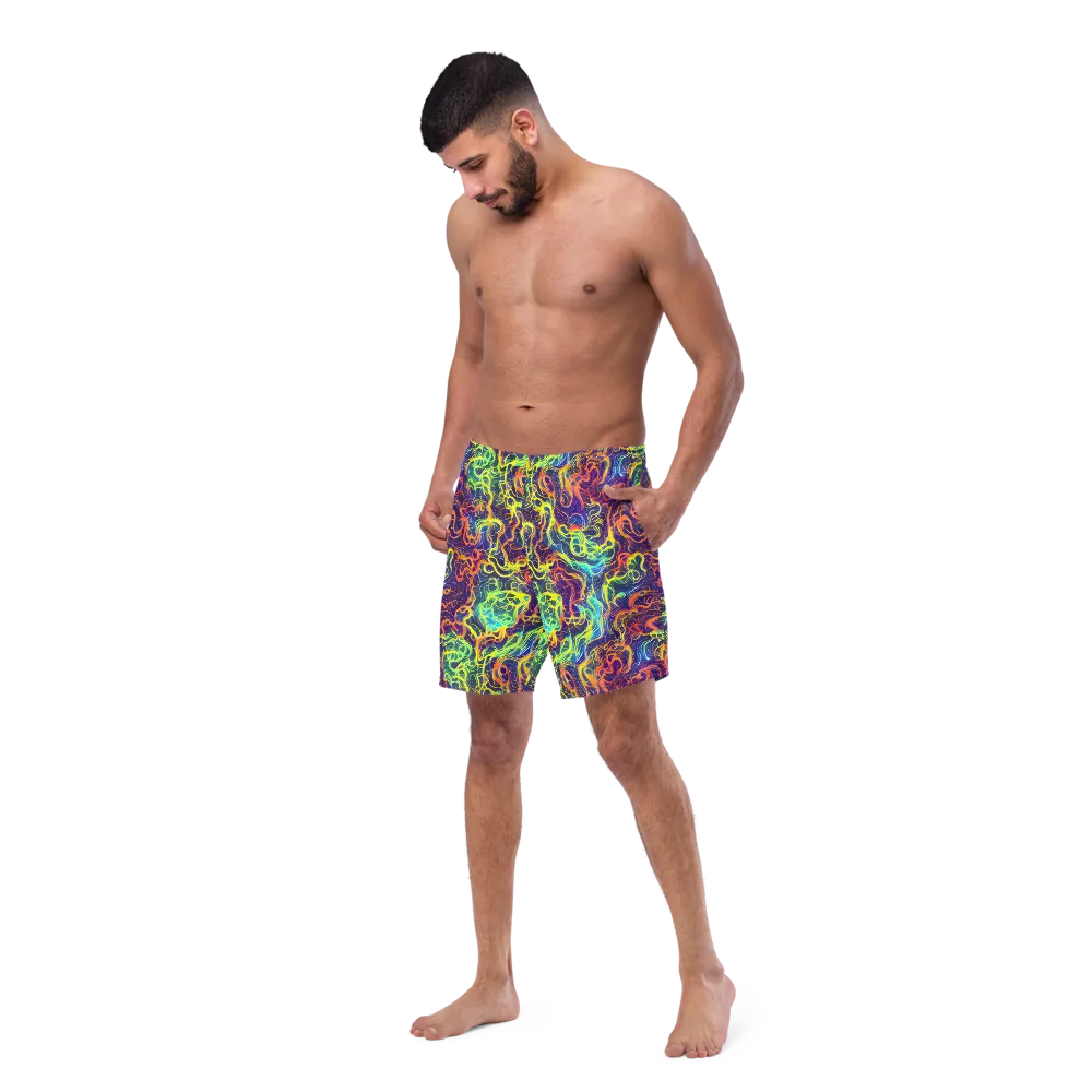 Afterdark Surge on Swim Trunks — Left Front