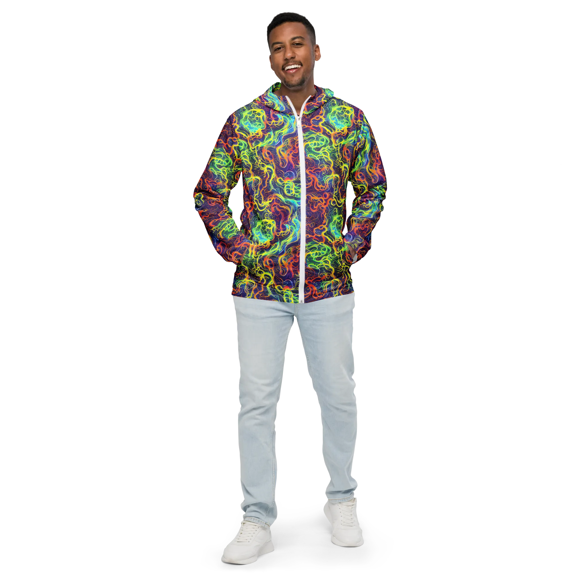 Afterdark Surge on Men's Windbreaker — Front
