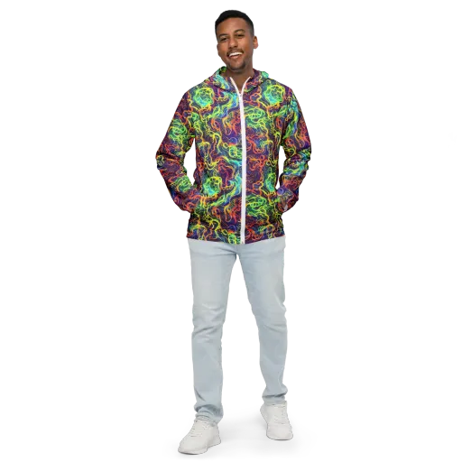 Afterdark Surge on a Men's Windbreaker