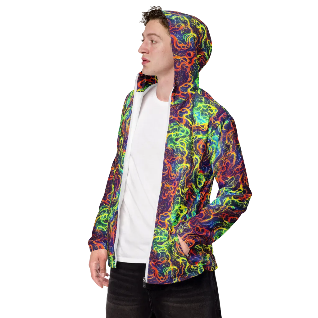 Afterdark Surge on Men's Windbreaker — Left Front