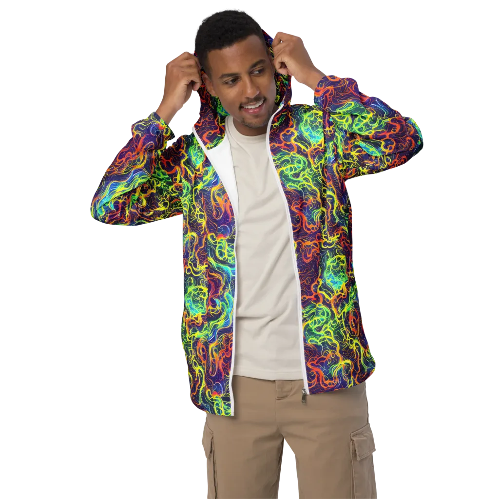 Afterdark Surge on Men's Windbreaker — Front