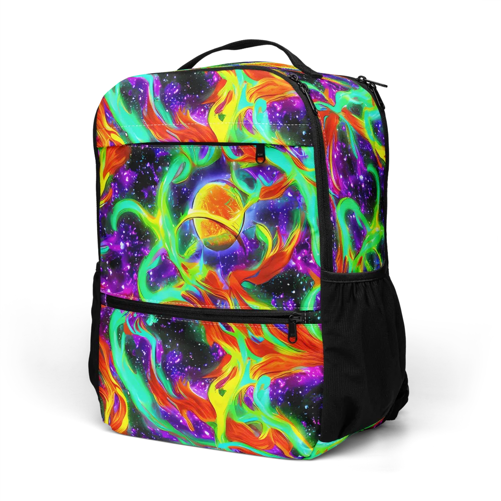 Cosmic Flare on Utility Backpack — Left Front