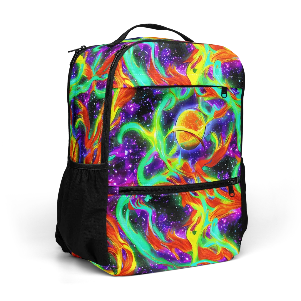 Cosmic Flare on Utility Backpack — Right Front