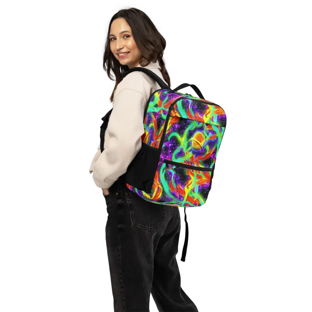 Cosmic Flare on Utility Backpack — Back