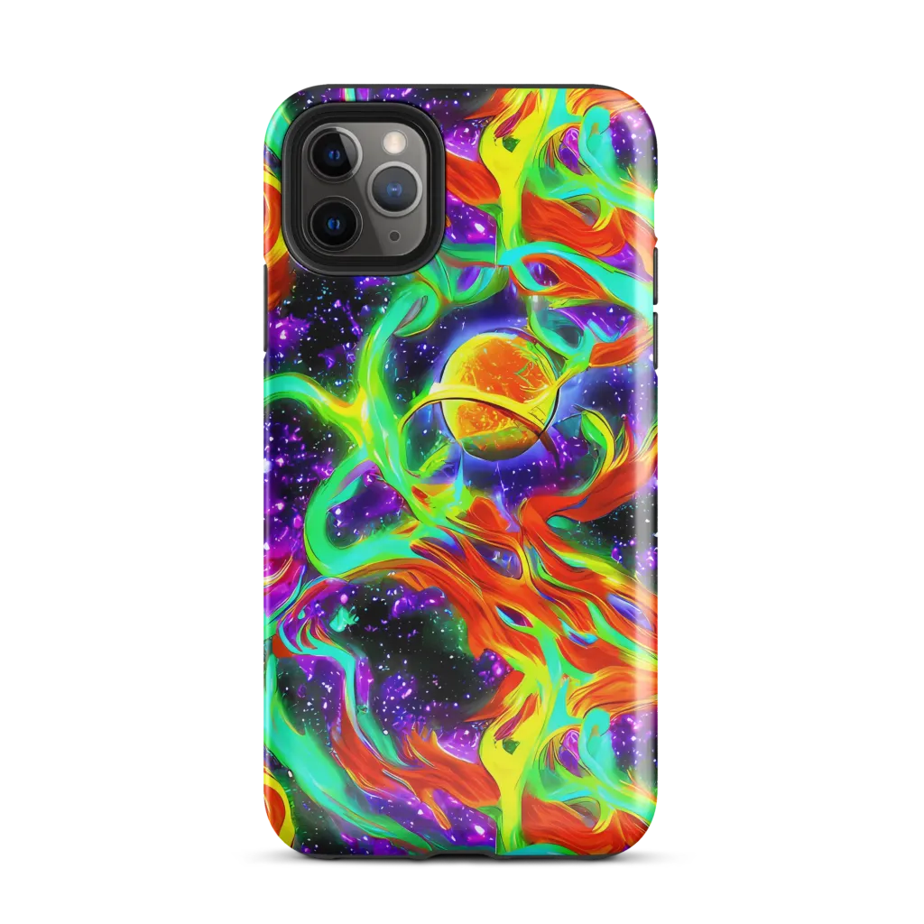 Cosmic Flare on Tough Case for iPhone® — Front