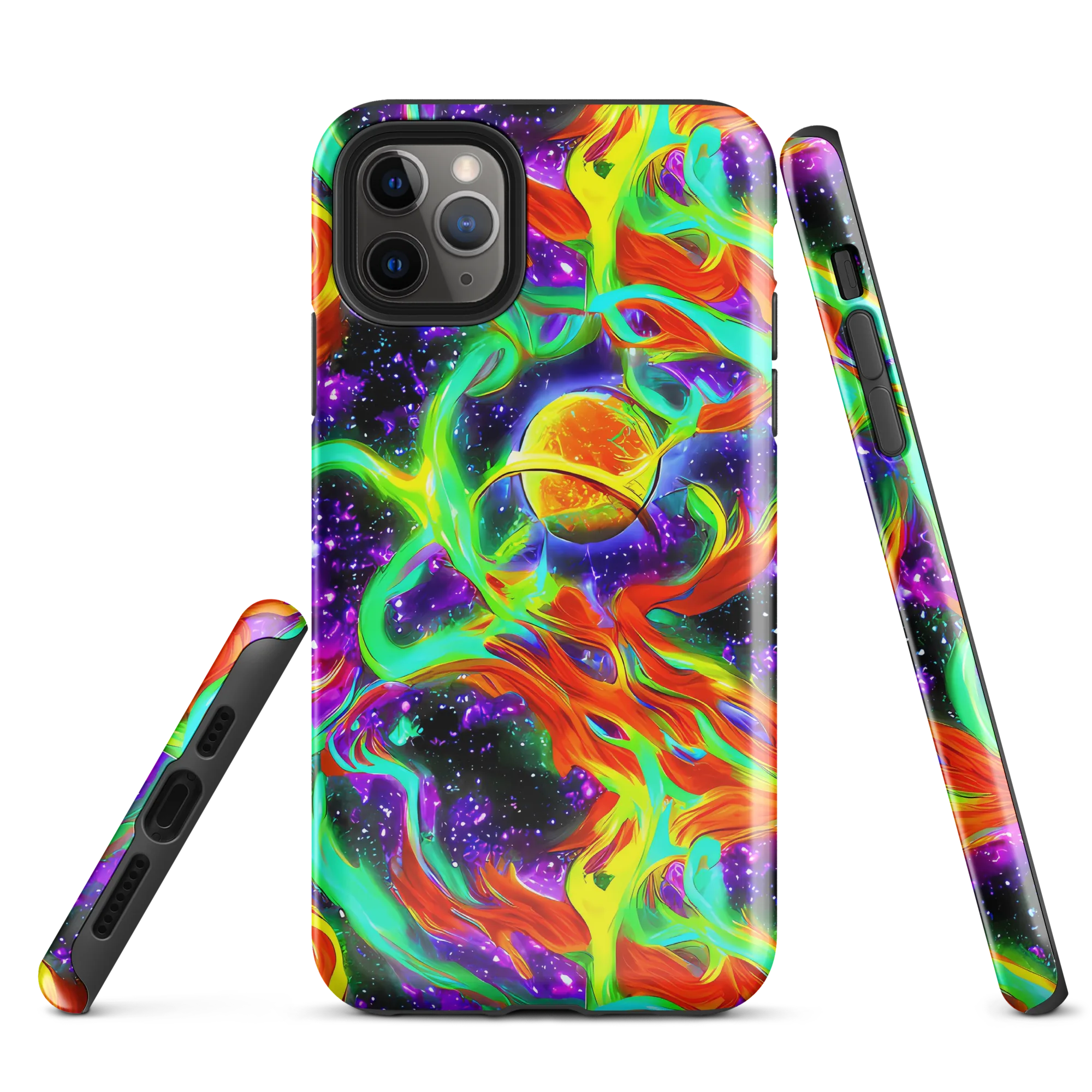 Cosmic Flare on Tough Case for iPhone® — Front