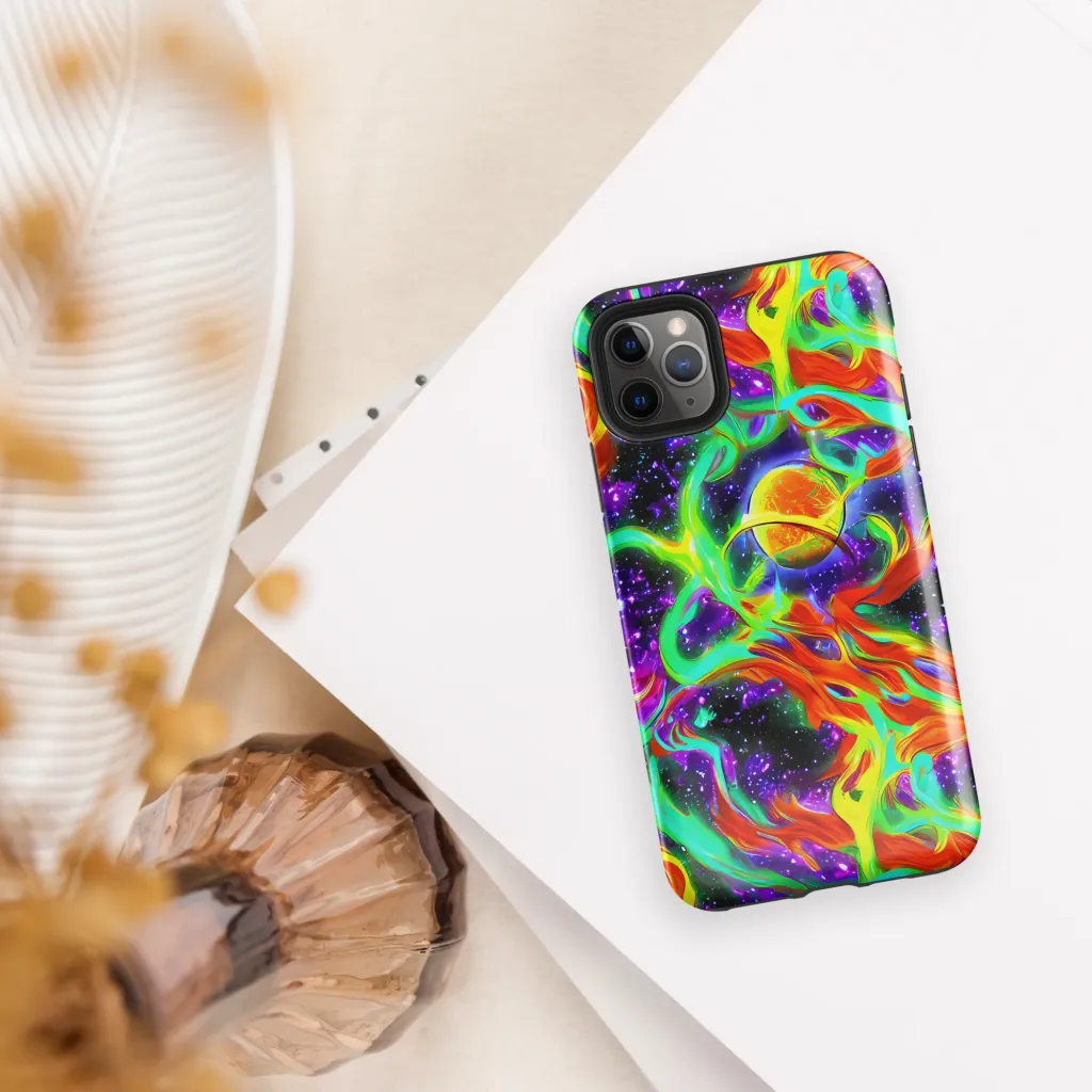 Cosmic Flare on Tough Case for iPhone® — Front
