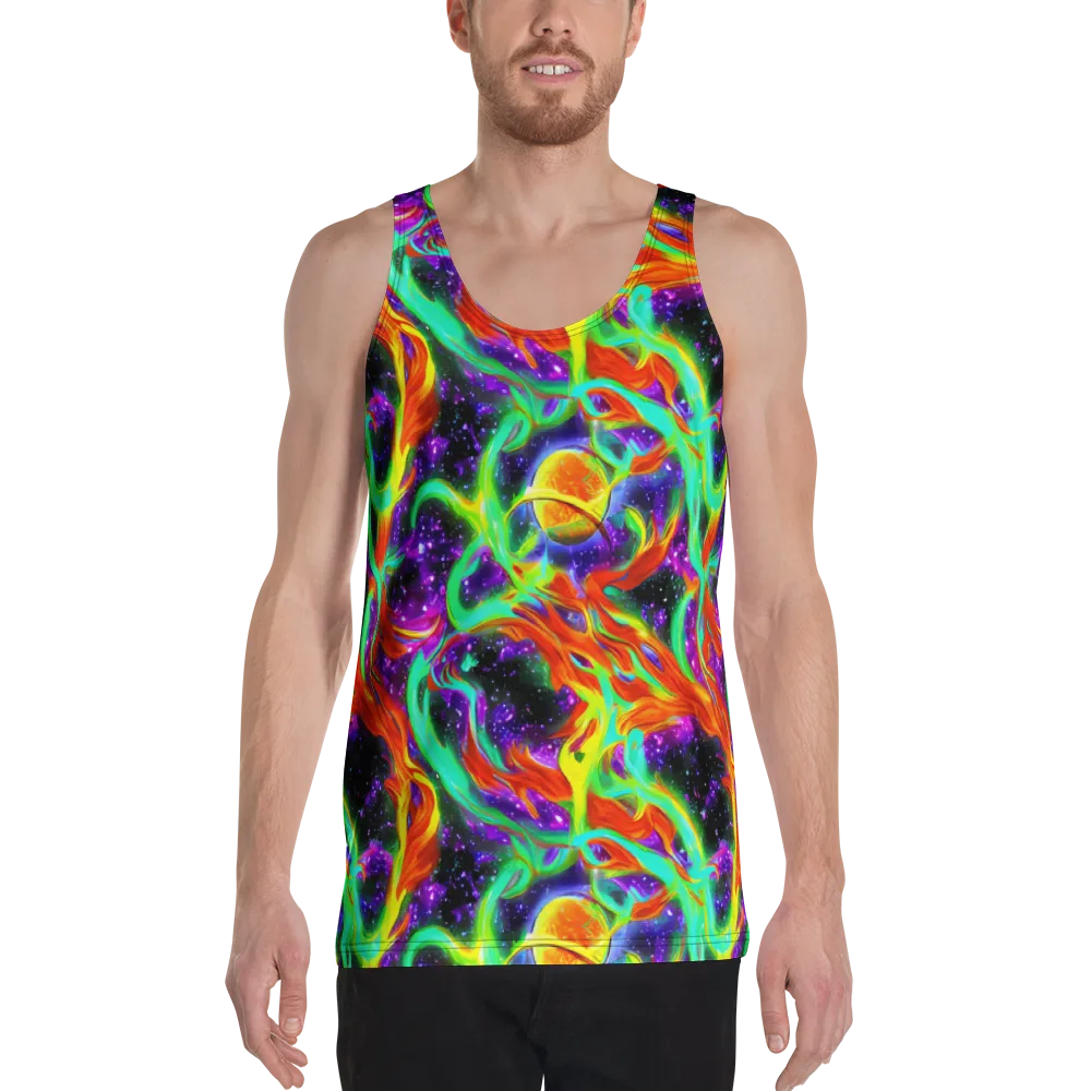 Cosmic Flare on Men's Tank Top — Front