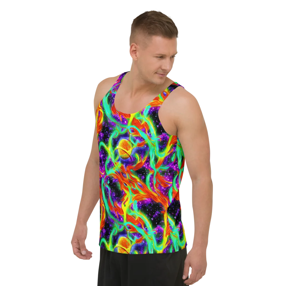 Cosmic Flare on Men's Tank Top — Left Front