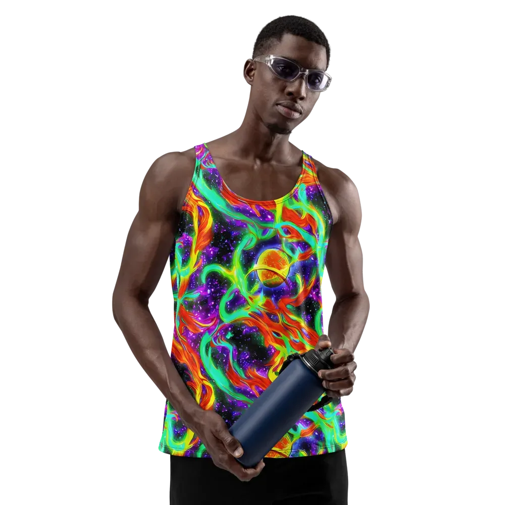 Cosmic Flare on Men's Tank Top — Front