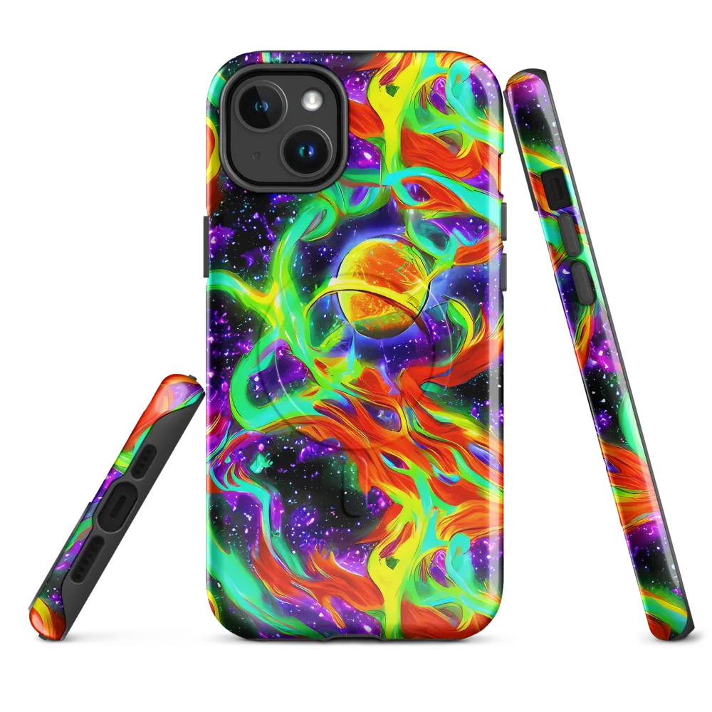 Cosmic Flare on MagSafe Tough Case for iPhone® — Front