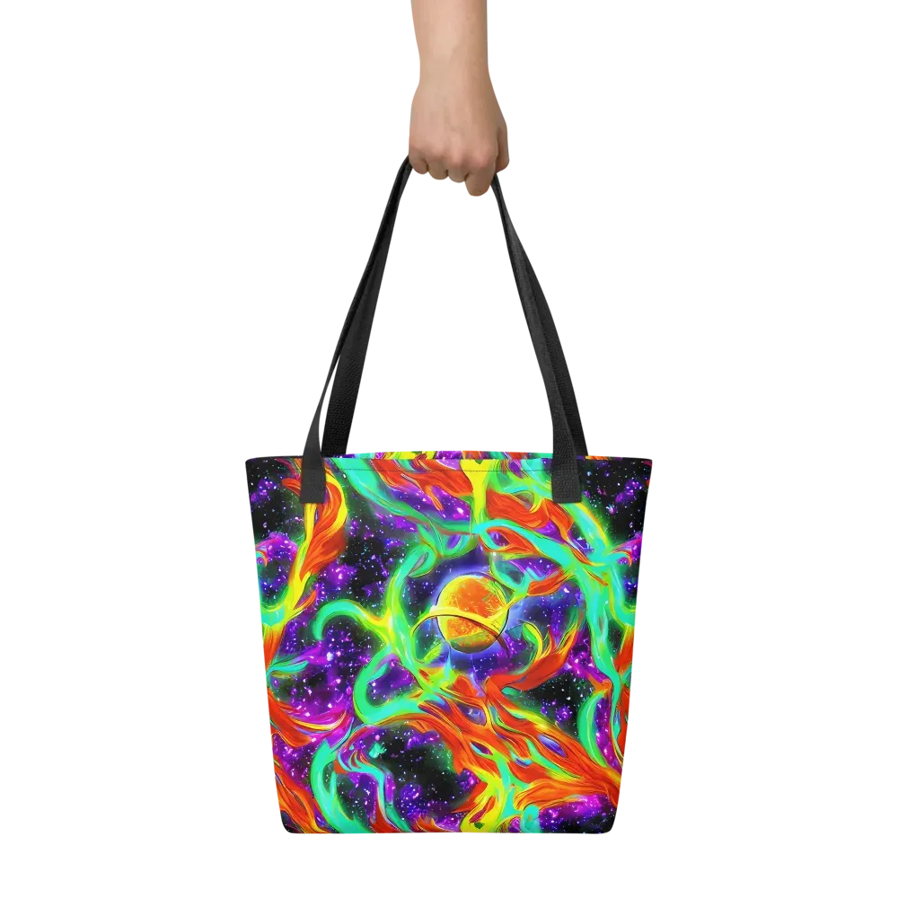 Cosmic Flare on Tote Bag — Front