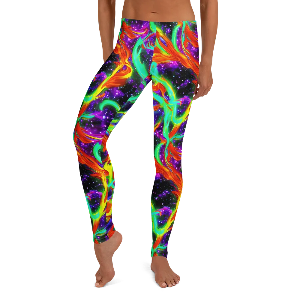 Cosmic Flare on Leggings — Front